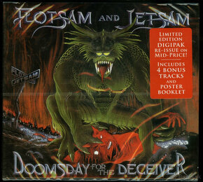CD Flotsam&Jetsam ‎- Doomsday For The Deceiver 1986 digipack - 2