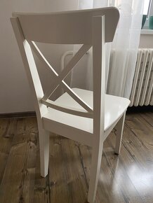 Jedalenske stoličky IKEA biele 4ks 20€/ks - 80€ všetky - 2