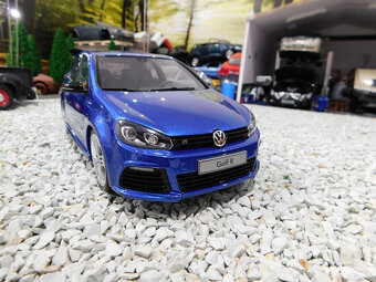 model auta VW Golf 6R modrý Otto mobile 1:18 - 2