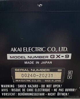 AKAI GX 9 - 2