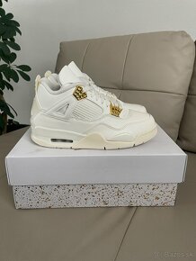 Nike Air Jordan 4 Metallic Gold (W) - 2