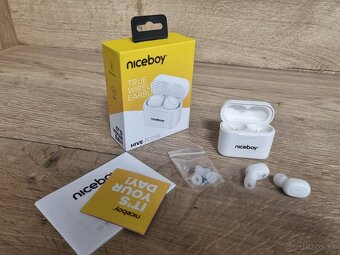 Bluetooth sluchadla NICEBOY HIVE PODSIE 2021 POLAR WHITE - 2