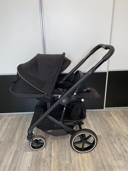 Kočík Cybex Balios S Lux 2023 + vanička Cot S Lux Moon Black - 2