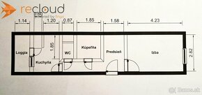 Predaj 1 - izbového bytu s loggiou v Levoči  ZNÍŽENIE CENY - 2