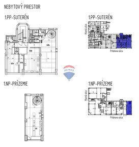 Prenájom nebytových obchodných priestorov 161 m2, v centre K - 2