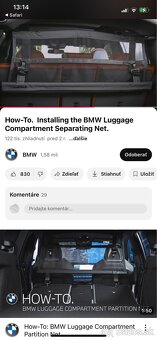 Deliaca sieť do kufra pre BMW modely pre psa - 2