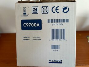 Predám nový originál HP čierny toner 121A (C9700) - 2