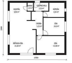 Skalité  - novostavba 3 izbový rodinný dom - 2