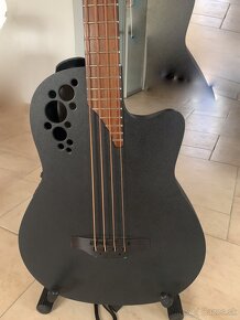 Predám elektroakustickú basgitaru Ovation Elite B778TX - 2