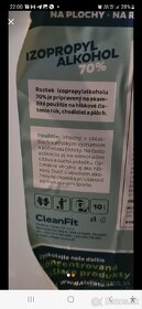 Dezinfekcia CleanFit dezinfekčný roztok IZOPROPYL 70% 10l - 2