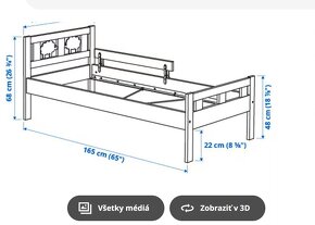 Detská posteľ z IKEA - 2