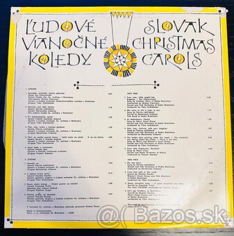 Ľudové Vianočné Koledy = Slovak Christmas Carols (1973) - 2