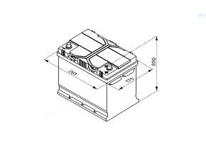 Autobatéria BOSCH S4 026, 70Ah, 12V - 2