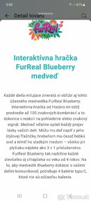 FurReal Blueberry medveď - 2