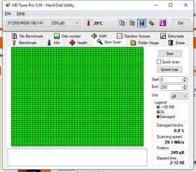 Predám 3,5" hdd 250 GB SATA - 2