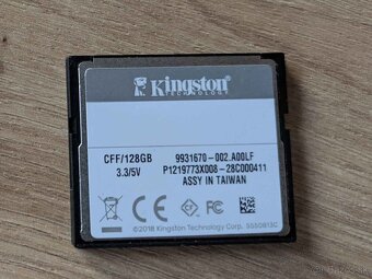 Kingston 128 GB rýchlosť 150 Mb/s - Cf karta - znížená cena - 2