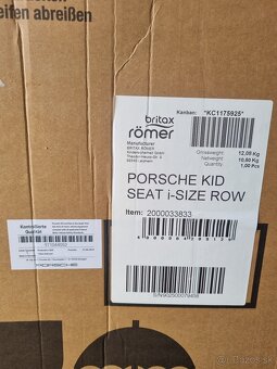 Detska autosedacka Britax Romer  Porsche kid seat iSize row - 2