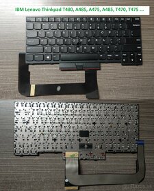 Klavesnice Lenovo T480, A485, A475, T470 //T490s, E480 - 2