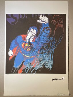 Andy Warhol "Superman" Limitovaná edícia_Certifikát - 2