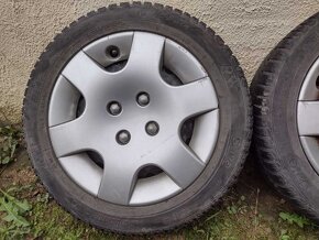 Predam plechove disky 4x108 R15 s pneu 195/55 Citroen Xsara - 2