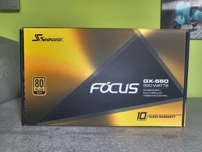 Predám PC zdroj Seasonic Focus Gold GX-550 - 2