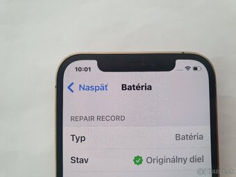 IPHONE 12 PRO 128GB 100% kapacita batérie, ZLATY - 2