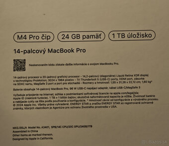 MacBook Pro M4 Pro - 14 CPU - 20GPU - 2