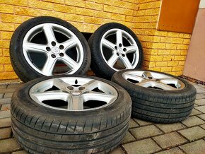 Kolesa 5x114,3 R17 s letními pneu 225/45 R17 se vzorkem 7mm - 2