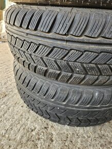 Plechové disky 4x114.3 + zimné pneu 185/65r14 - 2