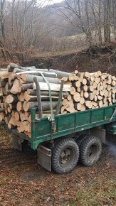 Predavam palivove drevo buk breza jedla cena za 1,m 45e - 2