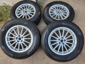 R18" zimní 5x108 7,5jx18 et45 pneu 255/60 r18 70% - 2