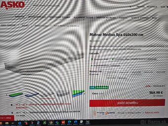 Postel 140x200, matrac 140x200, rošt 140x200 - 2