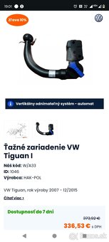 Ťažné zariadenie VW - 2