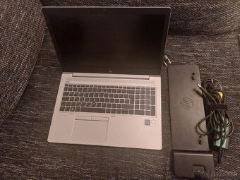 Celokovový premium notebook HP EliteBook 850 G5 + dock - 2