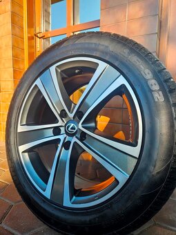 alu disky 5x120 R18 Lexus LS460 LS600 + 235/55 R18 zimné - 2