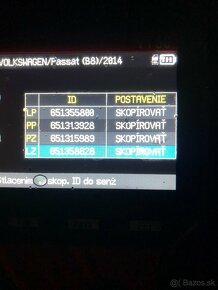 Snimace TPMS - 2