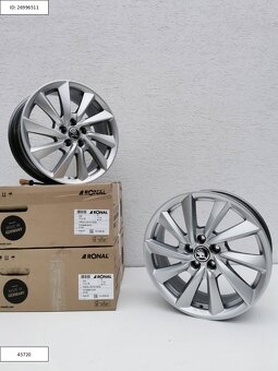 Nové Ronal 7,5X18 ET40 5X112 Škoda Alu disky R18 1214 - 2