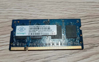 Kingston SO-DIMM 1GB DDR2 +NT512T64UH8B0FN 512mb - 2