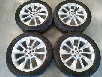 Predam letne ALU 5x112 R18 7J ET45 ORIGINAL SKODA KAROQ - 2