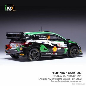 Modely Hyundai i20 Rally1 1:18 IXO - 2