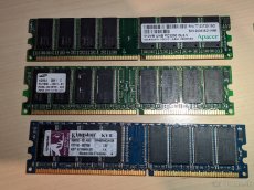 Staršie pamäte RAM DDR2, DDR? ... 512MB, 256MB, 64MB - 2