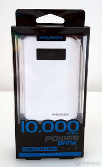 Powerbank 10.000 mAh iMyMAX, BIELY - 2