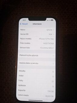 Predám iPhone 12 pro max - 2