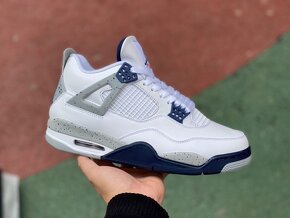 Air Jordan 4 Retro White Midnight Navy - 2