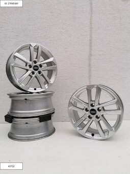 Audi A3 originál alu disky 6,5J 5x112 R17 ET43 1229 - 2