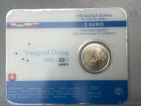 Coincard- 2€ Vyšegradská skupina 20. výročie vzniku - 2