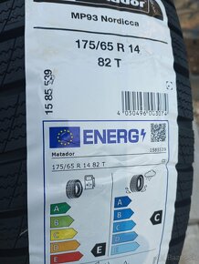 175/65 r14 zimne pneumatiky Matador mp93 Nordicca 2ks nove - 2