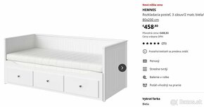 IKEA Hemnes postel (roztahovacia) - 2