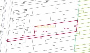 2 STAVEBNÉ POZEMKY PRE ROD. DOMY, TREBIŠOV-MILHOSTOV 2524M2 - 2