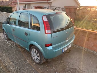 REZERVOVANÉ - Opel Meriva, 1.6 benzín, 74kw, 2005, ťažné - 2